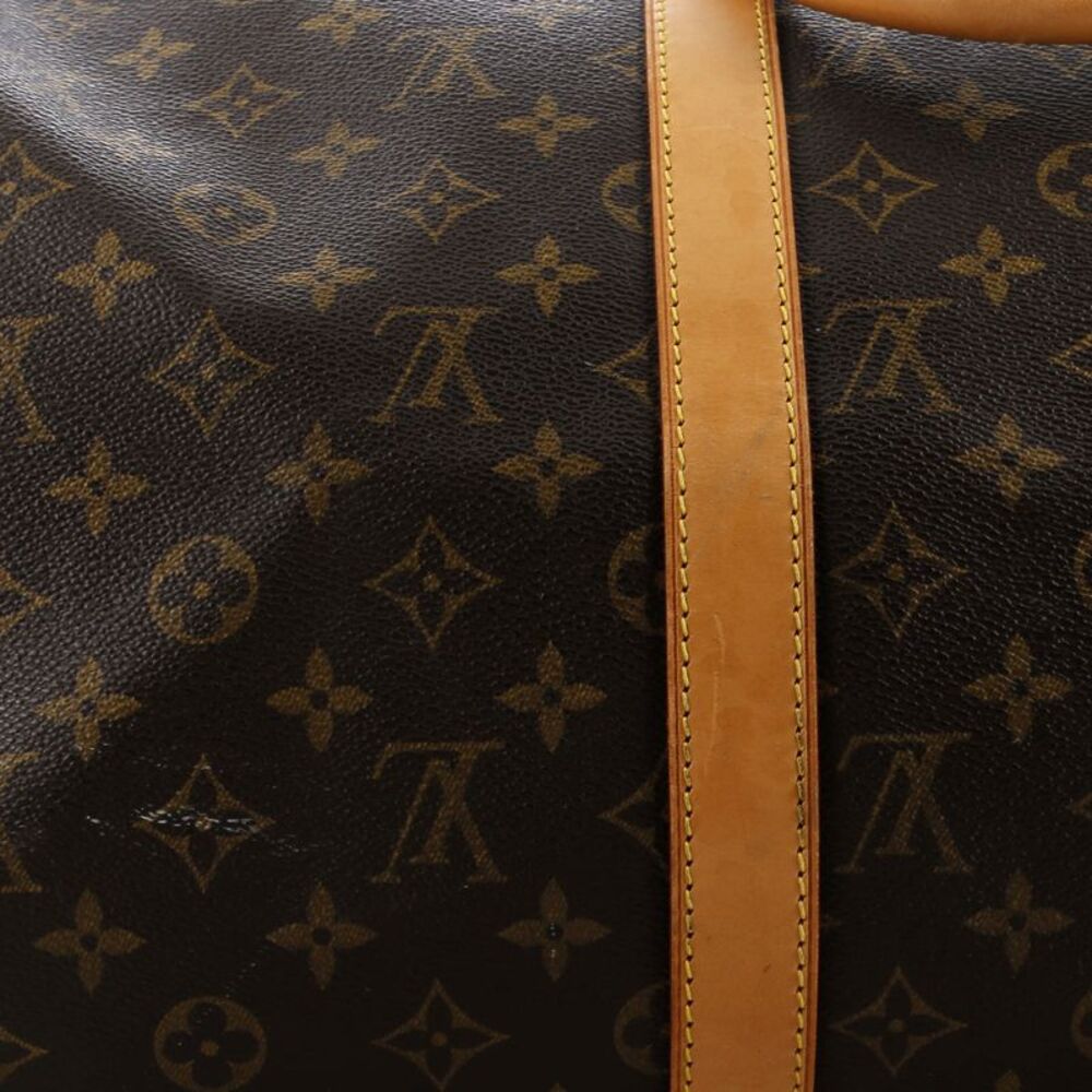 Louis Vuitton Keepall Bandouliere Bag Monogram Canvas 50 Brown - Picture 8 of 9